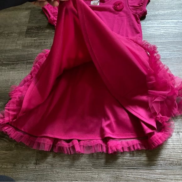 Pink Ruffled Girls Dress - Picture 7 of 10